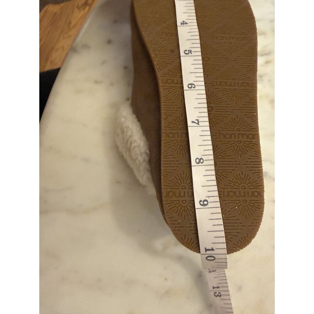 NEW Hari Mari Womens Tia Mule Slippers Indoor Outdoor Brown Size US 7 $150 [jb] - Picture 3 of 16
